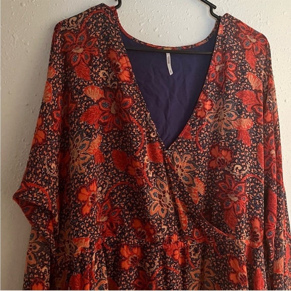 Free People Teegan Mini Dress Paisley S - Picture 4 of 6